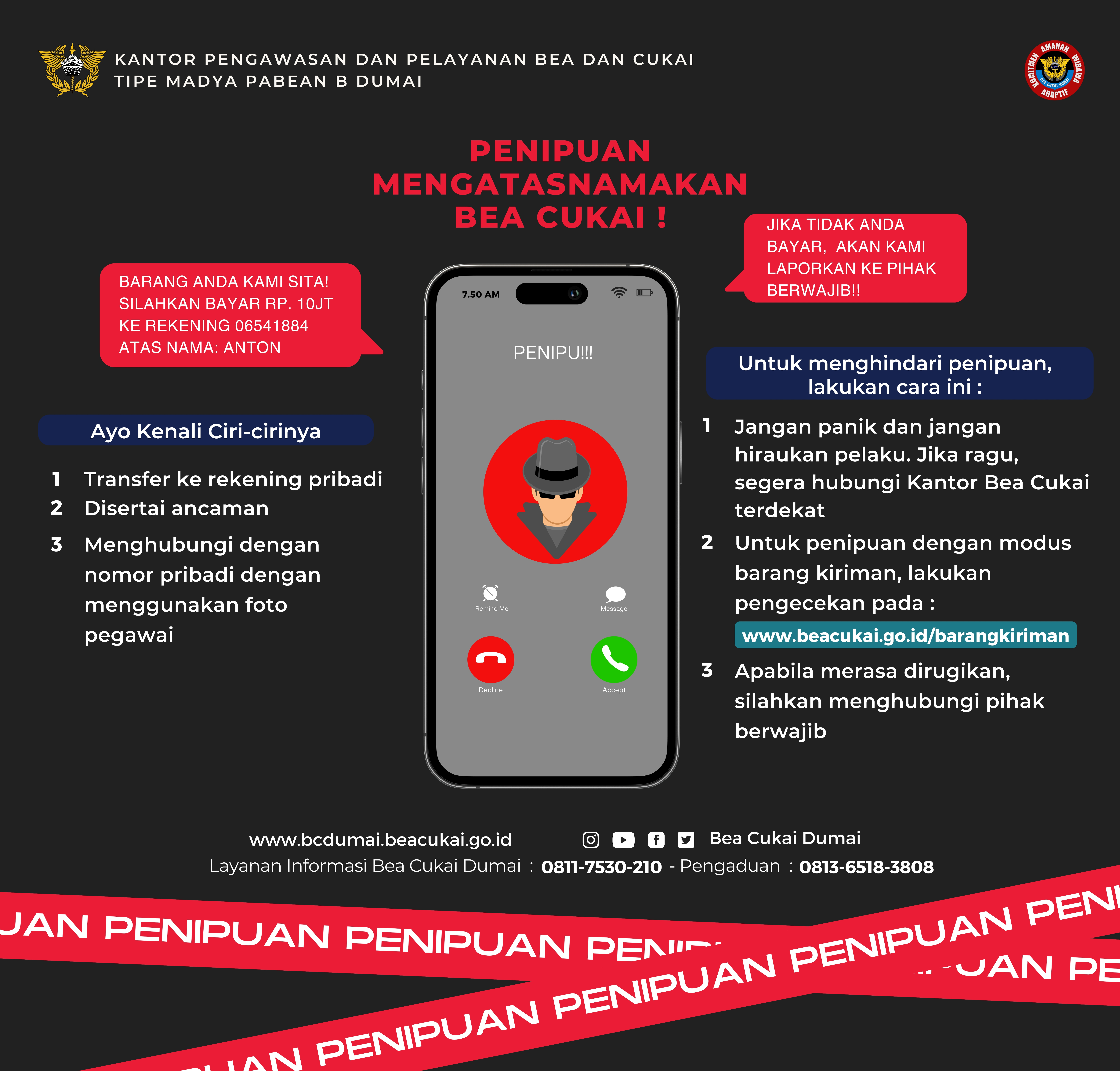 INFO KPPBC DUMAI