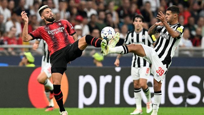 AC Milan Berhasil Taklukan Newcastle United