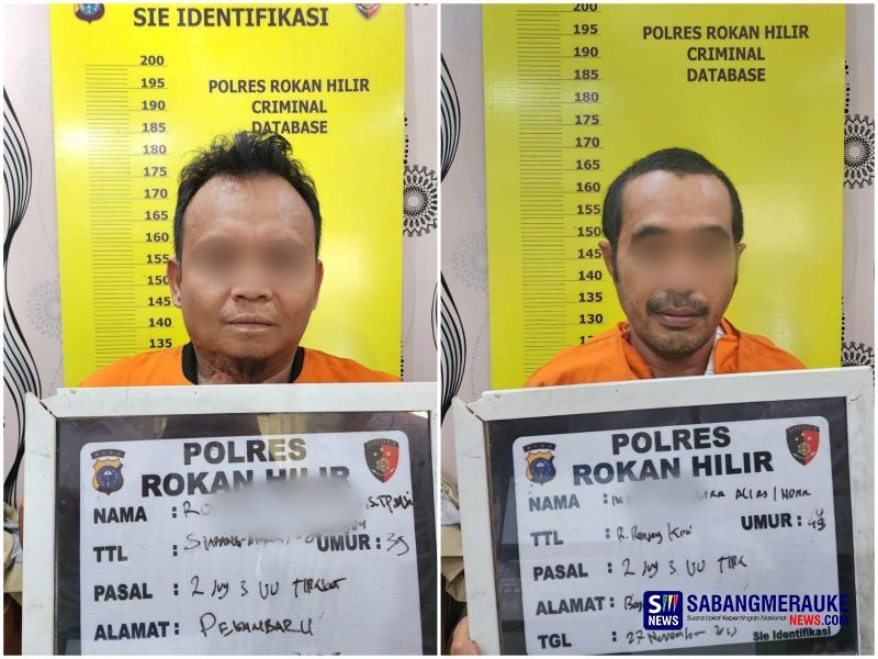 Rugikan Negara Rp923 Juta, Polres Rokan Hilir Tahan Mantan Plt Sekretaris DPRD dan Bendahara