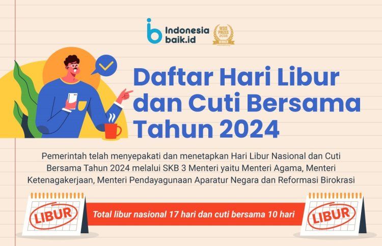 Jokowi Teken Keppres Cuti Bersama 2024