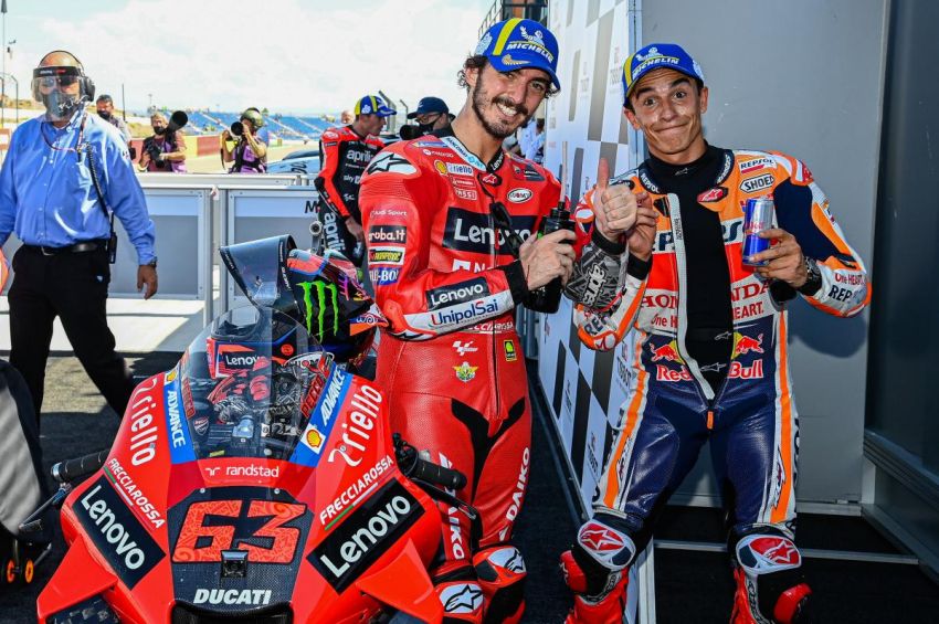 Marc Marquez Berpeluang jadi Rekan Setim Francesco Bagnaia di MotoGP