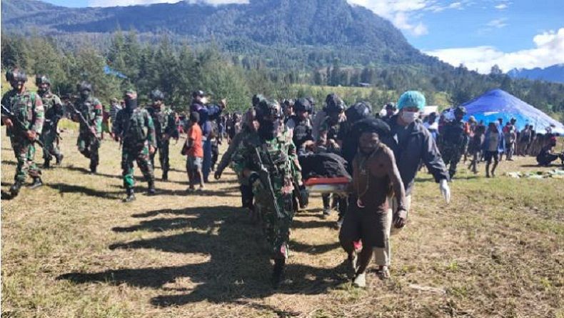 Ngeri! KKB Serang 1 Warga Sipil dan 2 Anggota TNI di Papua Pegunungan