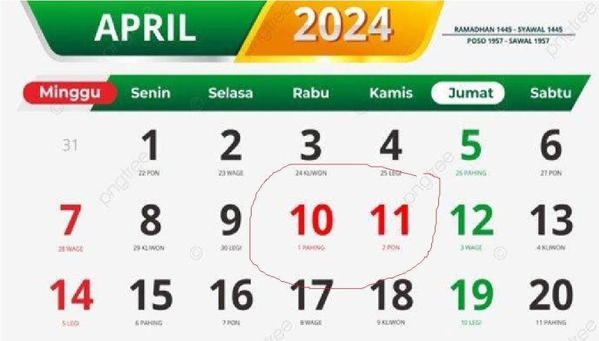 Catat Ini Libur dan Cuti Bersama Lebaran 2024 Mencapai 10 Hari