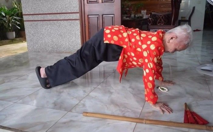 Nenek 102 Tahun Masih Kuat Push Up Tiap Hari, Ternyata Ini Rahasianya