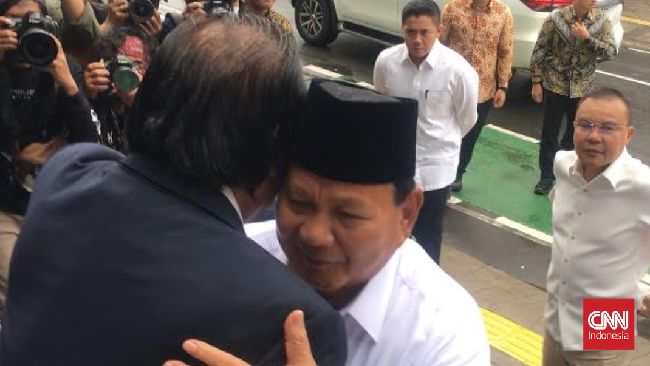 Berkunjung ke Markas Nasdem, Surya Paloh: Teman Lama Sudah jadi Presiden