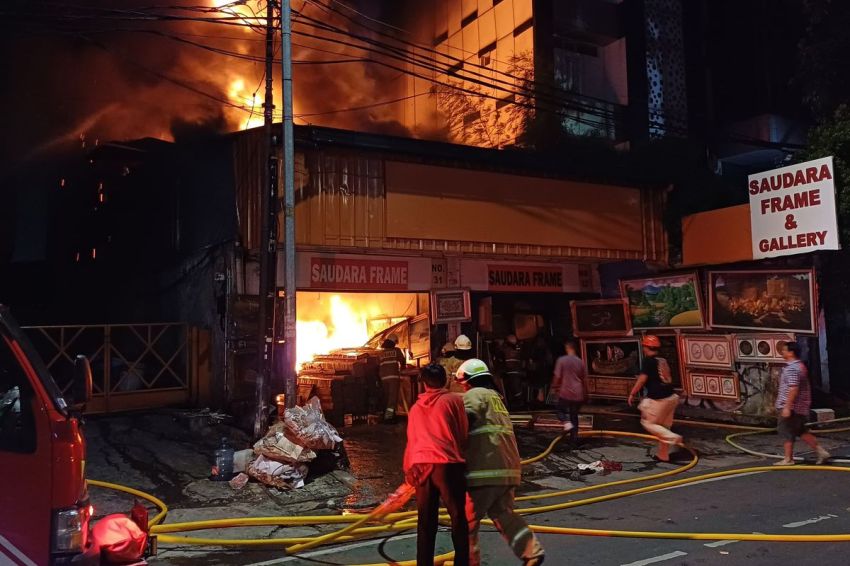 Kebakaran Panipahan, Rohil Hanguskan 4 Rumah Warga