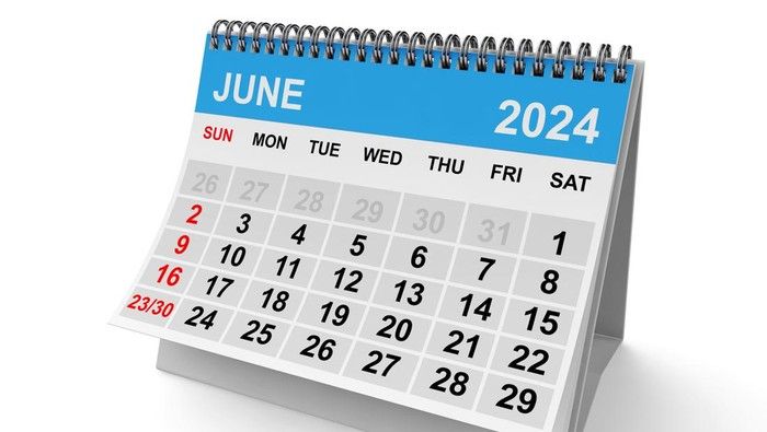 Jadwal Libur Nasional dan Cuti Bersama Juni 2024