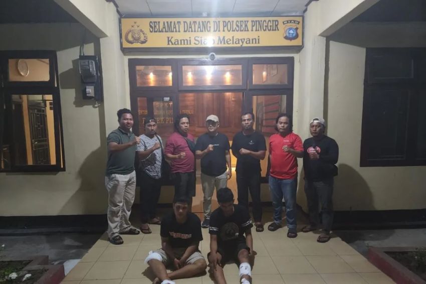 Beraksi di Bengkalis, Polisi Tembak 2 Penjambret Emas Rp75 juta