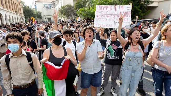 Bukan Hanya di AS, Demo Pro-Palestina Diikuti Mahasiswa Australia