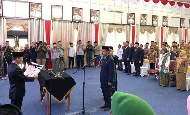 Pj Bupati Kampar Lantik Ahmad Yuzar jadi Pj Sekda