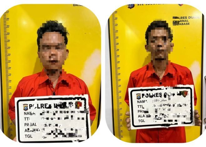 Dua Pelaku Pencurian Sepeda Motor di Komplek Pertamina Bukit Datuk Dumai Dibekuk
