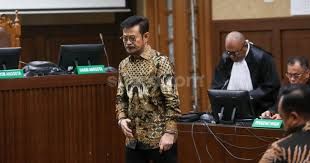 Mantan Mentan SYL Sebut 'Perintah Presiden' dalam Persidangan