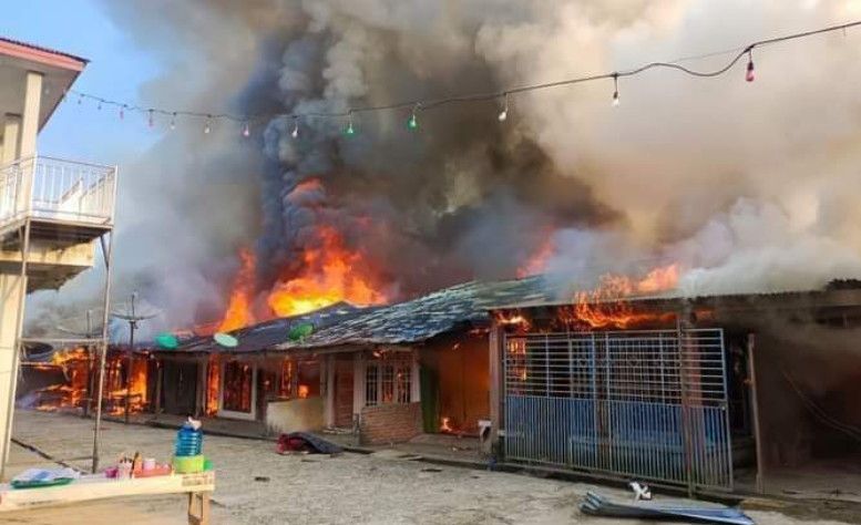 Memprihatinkan 16 Rumah dan Warung Harian Ludes Terbakar