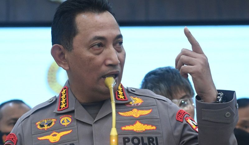 Kapolri Pimpin Upacara Kenaikan Pangkat 6 Perwira Tinggi, Ini para Jenderalnya