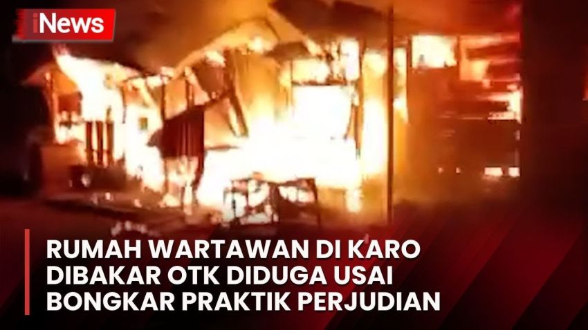 Kasus Pembakaran Rumah Wartawan Tribrata TV
