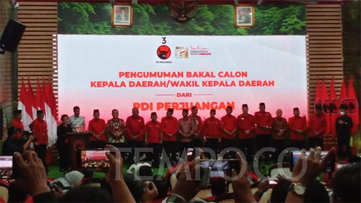 PDIP Umumkan Calon Bupati-Wali Kota, Pilkada Dumai Reza dan Almanis,Fuad Santoso