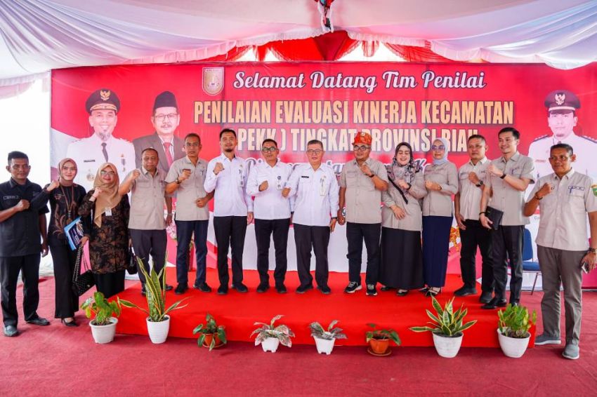 Kinerja Kecamatan Dumai Kota Masuk Penilaian Provinsi Riau