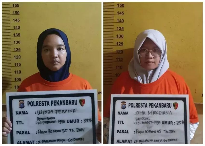 Terlibat Kasus Penganiayaan, Pemilik Daycare di Pekanbaru di Tangkap