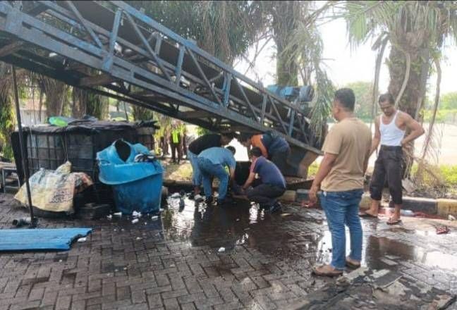 Sedang Duduk Tertimpa Conveyor, Pekerja Freelance Tewas di Kawasan Pelindo Dumai