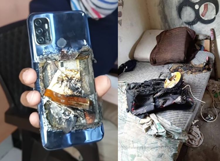 HP Meledak saat Dicas, Pemuda di Batam Terbakar