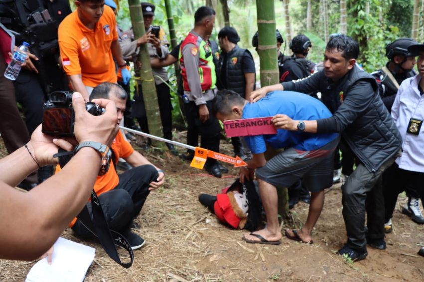 Fakta Hasil Rekonstruksi Pembunuhan Nia Gadis Penjual Gorengan