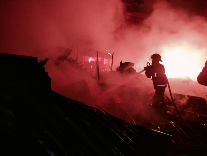 Jelang Tengah Malam, Pasar Pulau Payung Kembali Terbakar