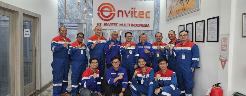 VP Pertamina International Shipping dan VP Port Logistics Apresiasi Solusi Pengelolaan Limbah Terpadu PT Envitec
