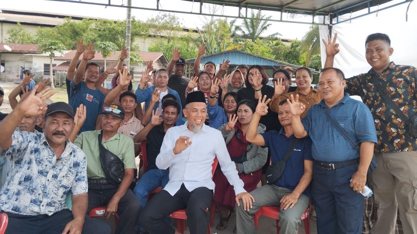 Buruh Pergudangan Dumai Kompak Menangkan Paisal