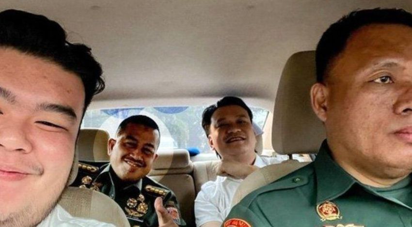 Heboh! Foto Pengusaha Hiburan Ivan Sugianto Bersama Kolonel Moh Sawi  Usah Kasus Persekusi Siswa SMA