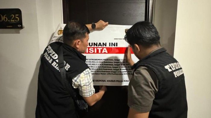 Kasus SDPPD Fiktip Setwan Riau, Polisi Sita 4 Unit Apartemen di Batam