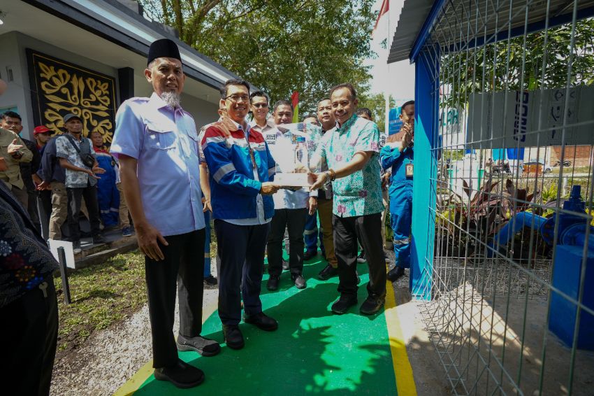 Kontrak Kerja 10 Tahun, Perumda Tirta Dumai Bersemai Distribusikan Air Bersih ke PT KPI 100 M3/Jam