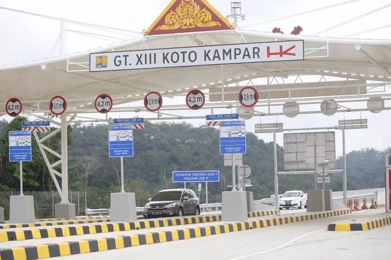 Hari Ini,  Tarif Tol Pekanbaru-XIII Koto Kampar yang Baru Diberlakukan