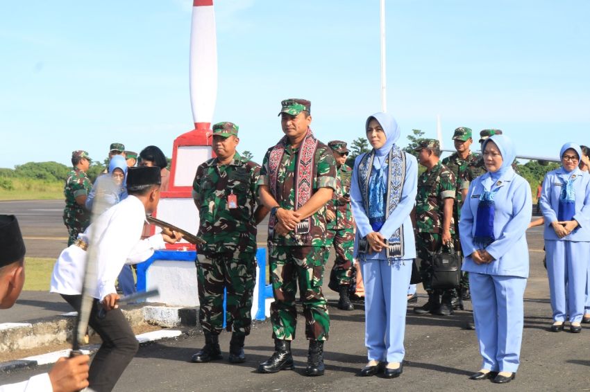 Kasau Marsekal TNI M. Tonny Harjono, S.E., M.M. Kunjungan Kerja di Morotai Selatan