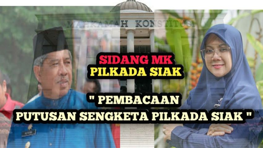 Diberi Waktu 30 Hari, MK Perintahkan  KPU Selenggarakan  PSU di Tiga TPS di Siak