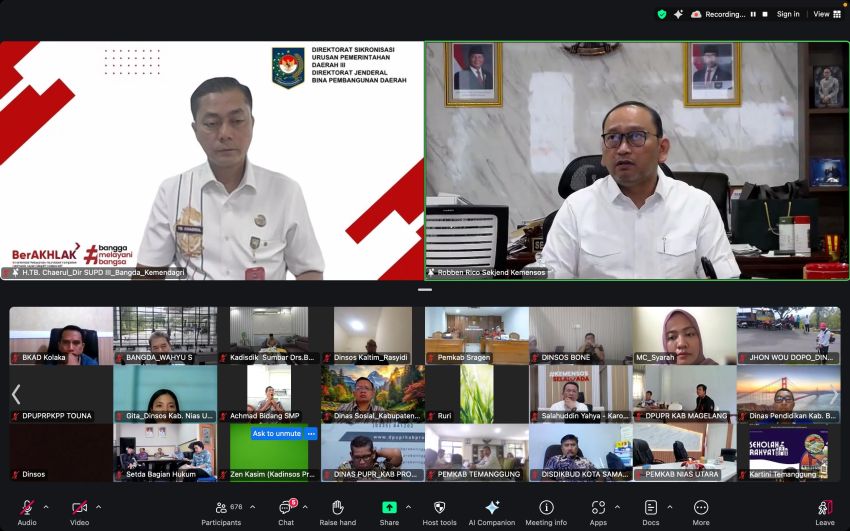 Kemendagri Dorong Pemda Percepat Persiapan Program Sekolah Rakyat Tahun 2025