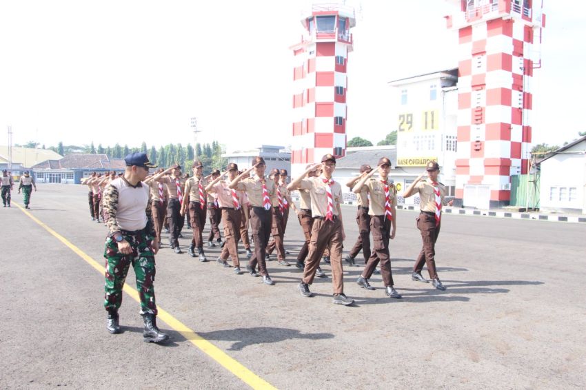 Pelatihan Baris-Berbaris Pramuka Saka Dirgantara, Danlanud Husein Sastranegara: Bagian Dari Pembinaan Karakter dan Jiwa Nasionalisme Generasi Muda