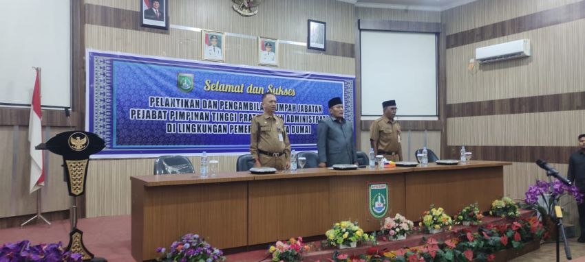 Mengisi Kekosongan Jabatan, Wawako Lantik 3 Pejabat, untuk Sekretaris BPKAD Dijabat Plt