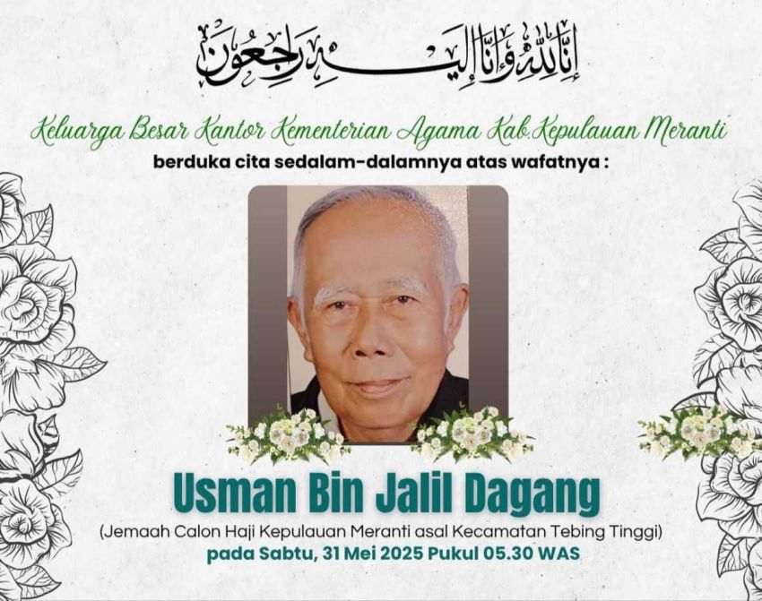Jamaah Haji Meranti Berusia 80 Tahun Wafat di Tanah Suci Makkah