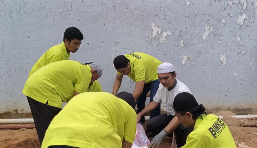 Kebahagiaan Dibalik Jeruji Besi, Rutan Dumai Qurban 7 Ekor