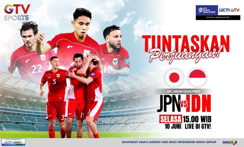 Pertandingan Terdahsyat, Timnas Indonesia vs Jepang Sore Ini
