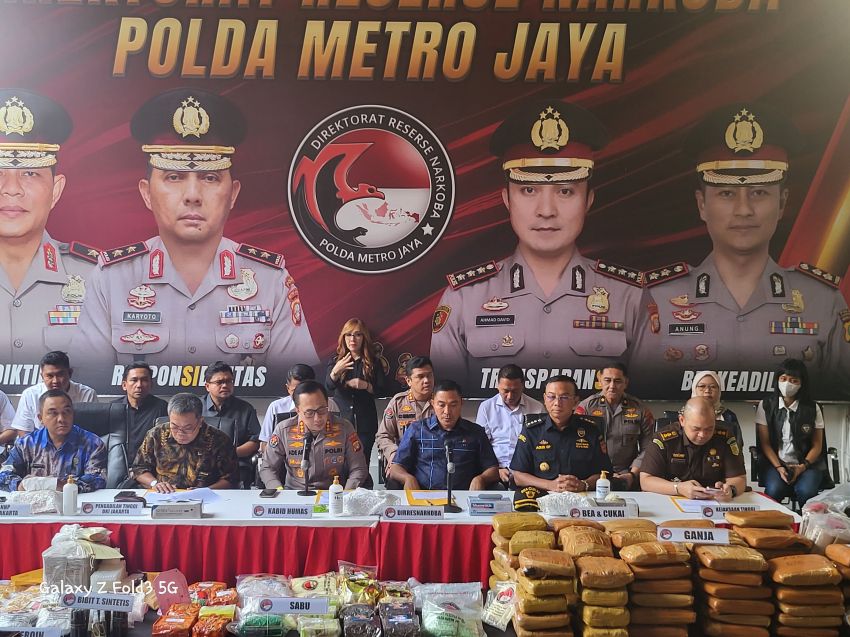Polda Metro Jaya Tangkap 1.672 Tersangka Dan Sita 321,5 Kg Narkoba Jelang Hari Bhayangkara Ke-79