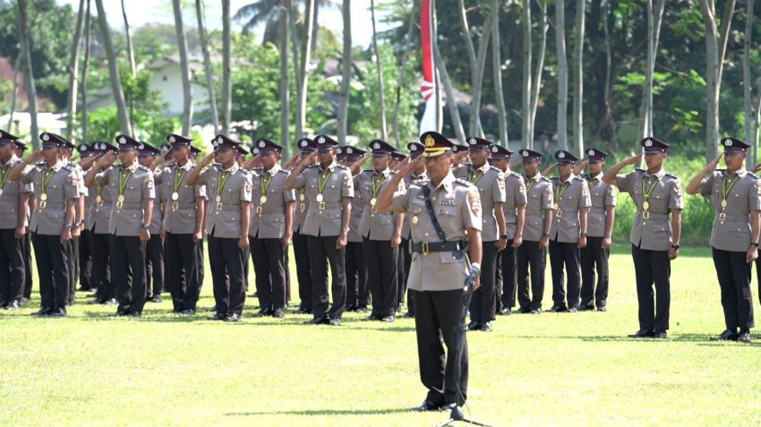 593 Bakomsus Ketahanan Pangan, Kesehatan-Gizi Polri Selesai Pendidikan