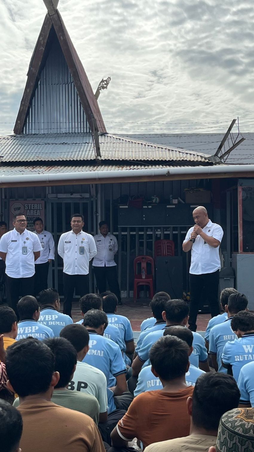 Sapa Warga Binaan, Karutan Dumai Menerima Masukan dari Napi