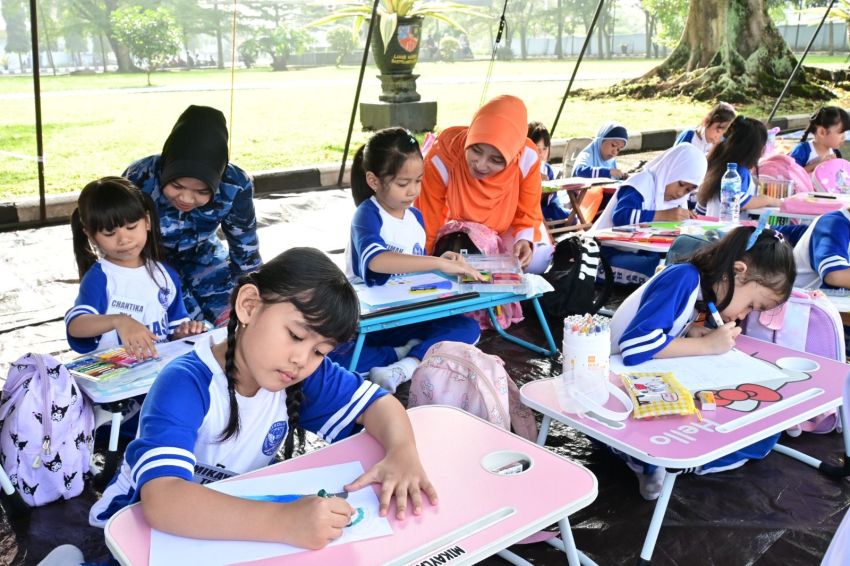 Sekolah Angkasa Lanud Husein Meriahkan HUT ke-37 Yayasan Ardhya Garini