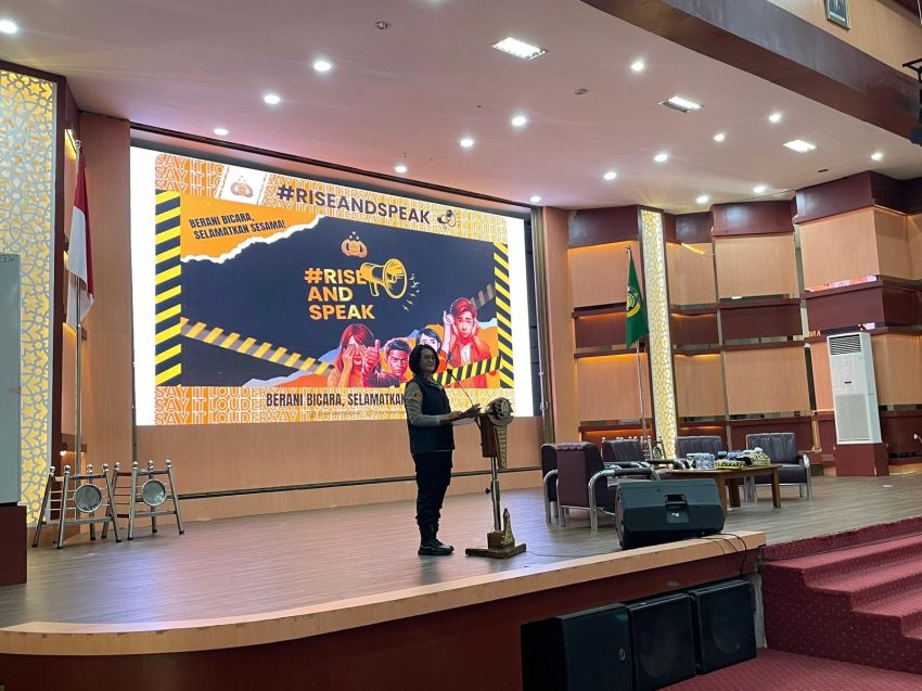 Polri Gaungkan Kampanye “Rise and Speak” di USU: Dorong Kolaborasi Tangani Kekerasan dan Eksploitasi