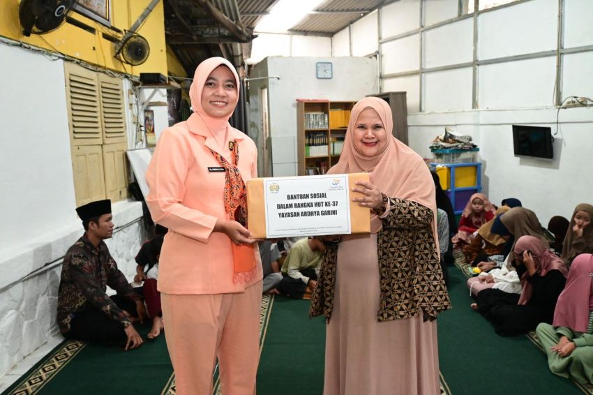 Yasarini Cabang Lanud Husein Sastranegara Gelar Kegiatan Sosial Bersama Siswa Sekolah Angkasa di Panti Asuhan Al Fitra