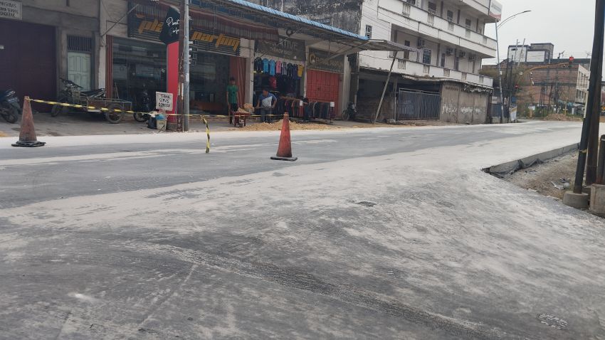 Jalan Ahmad Yani Selesai Dikerjakan, Warga Ucapkan Terimakasih ke Pemko dan Kontraktor