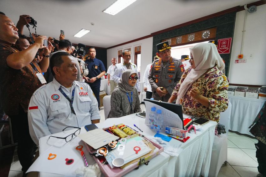 Kapolri Hadiri Bakti Kesehatan-Donor Darah KSPSI, Wujud Kepedulian ke Buruh