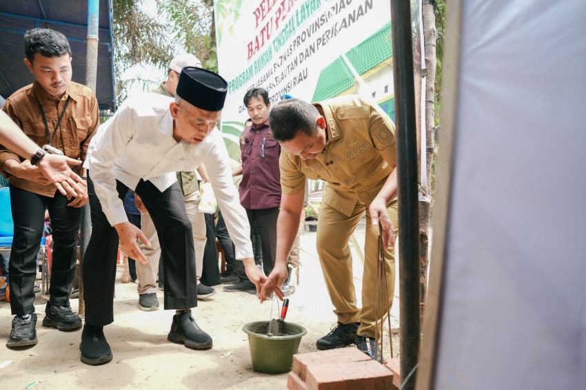 Gubri dan Wako Bangun 2 Unit  RTLH untuk Pelaku Perikanan
