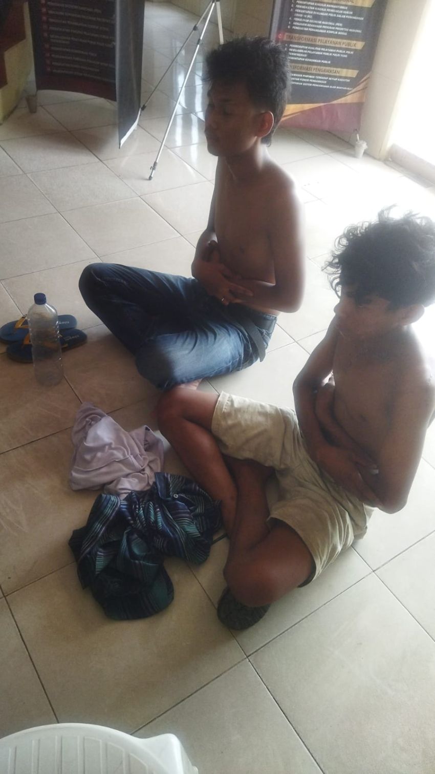 Congkel Kotak Infak Masjid Hidayatul Awam, Dua Pelaku Digiring ke Polsek Dumai Kota